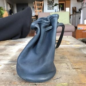 Blue coach cross body pouch